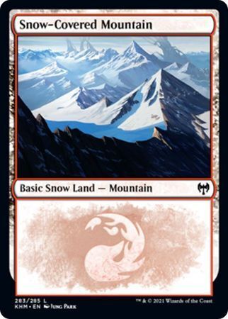 MTG Kaldheim 283/285 Snow-Covered Mountain