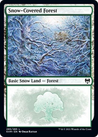 MTG Kaldheim 285/285 Snow-Covered Forest