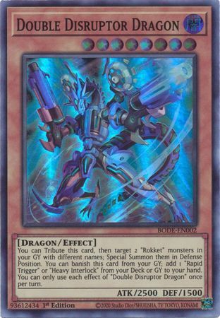 Burst Of Destiny BODE-EN002 Double Disruptor Dragon