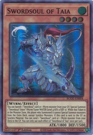 Burst Of Destiny BODE-EN004 Swordsoul of Taia