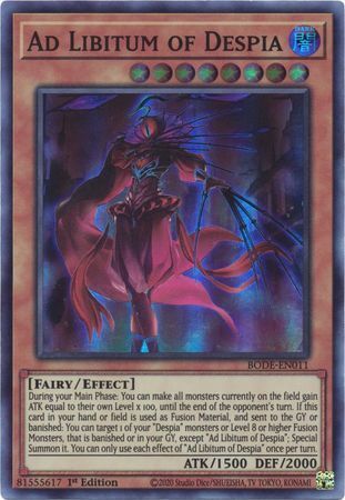 Burst Of Destiny BODE-EN011 Ad Libitum of Despia