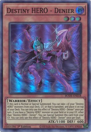 Burst Of Destiny BODE-EN018 Destiny HERO - Denier