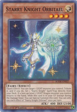 Burst Of Destiny BODE-EN027 Starry Knight Orbitael