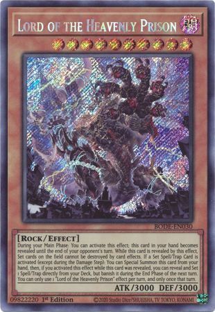 Burst Of Destiny BODE-EN030 Lord of the Heavenly Prison