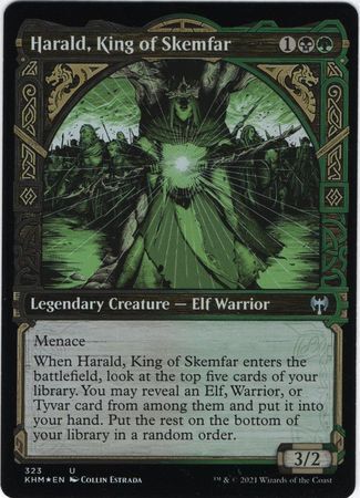 MTG Kaldheim 323 Harald, King of Skemfar Showcase Foil