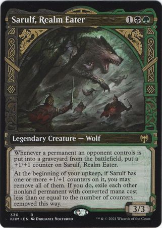 MTG Kaldheim 330 Sarulf, Realm Eater
