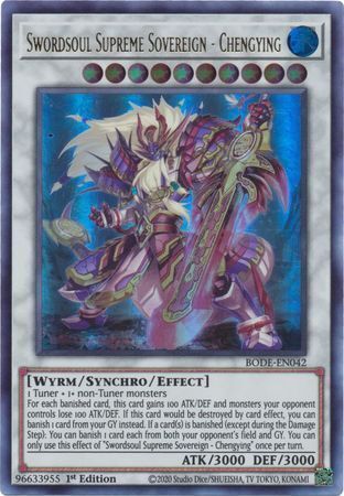 Burst Of Destiny BODE-EN042 Swordsoul Supreme Sovereign - Chengying