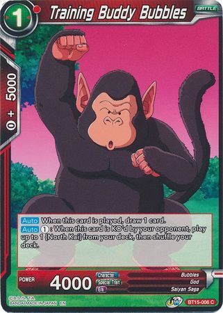 SAIYAN SHOWDOWN BT15-006 Training Buddy Bubbles