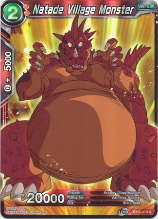 SAIYAN SHOWDOWN BT15-018 Natade Village Monster Foil