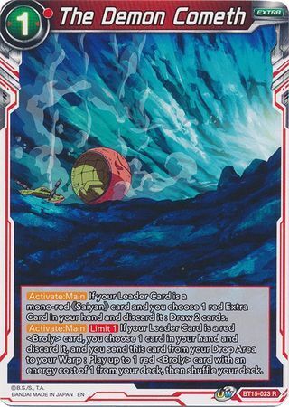 SAIYAN SHOWDOWN BT15-023 The Demon Cometh