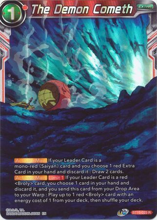 SAIYAN SHOWDOWN BT15-023 The Demon Cometh Foil