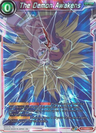 SAIYAN SHOWDOWN BT15-025 The Demon Awakens Foil