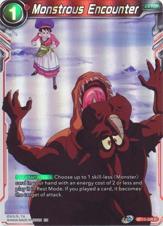 SAIYAN SHOWDOWN BT15-026 Monstrous Encounter Foil