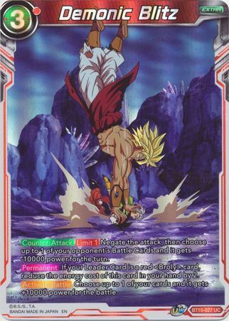 SAIYAN SHOWDOWN BT15-027 Demonic Blitz Foil