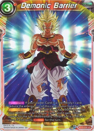 SAIYAN SHOWDOWN BT15-028 Demonic Barrier Foil