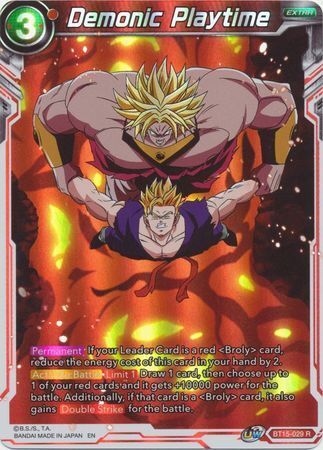 SAIYAN SHOWDOWN BT15-029 Demonic Playtime Foil