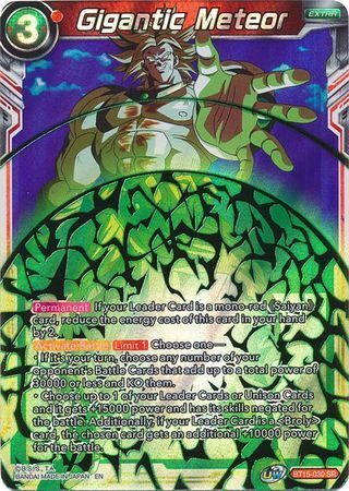 SAIYAN SHOWDOWN BT15-030 Gigantic Meteor