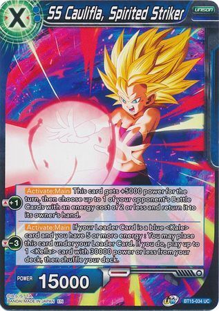 SAIYAN SHOWDOWN BT15-034 SS Caulifla, Spirited Striker