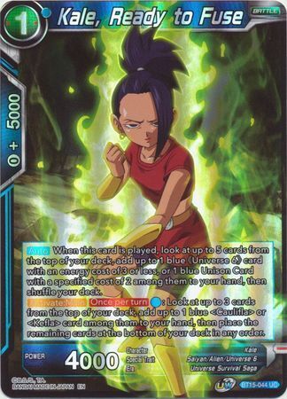 SAIYAN SHOWDOWN BT15-044 Kale, Ready to Fuse Foil