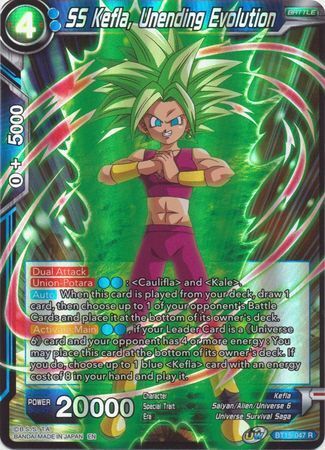 SAIYAN SHOWDOWN BT15-047 SS Kefla, Unending Evolution Foil