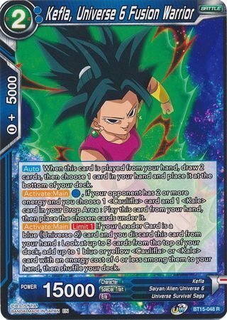 SAIYAN SHOWDOWN BT15-048 Kefla, Universe 6 Fusion Warrior