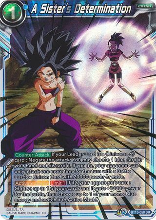 SAIYAN SHOWDOWN BT15-058 A Sister's Determination