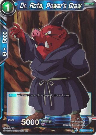 SAIYAN SHOWDOWN BT15-054 Dr. Rota, Power's Draw Foil