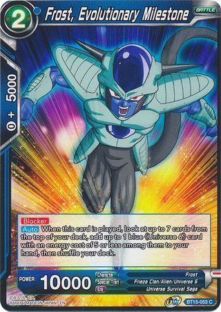 SAIYAN SHOWDOWN BT15-053 Frost, Evolutionary Milestone