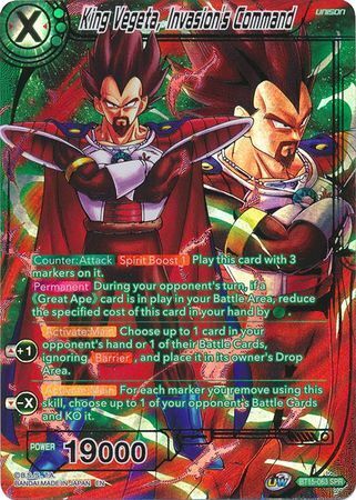 SAIYAN SHOWDOWN BT15-063 King Vegeta, Invasion's Command SPR