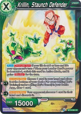 SAIYAN SHOWDOWN BT15-064 Krillin, Staunch Defender
