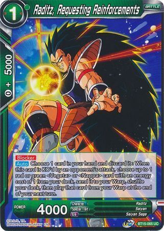 SAIYAN SHOWDOWN BT15-065 Raditz, Requesting Reinforcements