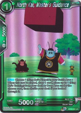 SAIYAN SHOWDOWN BT15-081 North Kai, Master's Guidance Foil