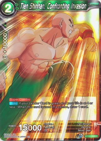 SAIYAN SHOWDOWN BT15-078 Tien Shinhan, Confronting Invasion Foil