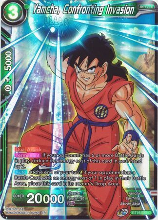 SAIYAN SHOWDOWN BT15-077 Yamcha, Confronting Invasion Foil