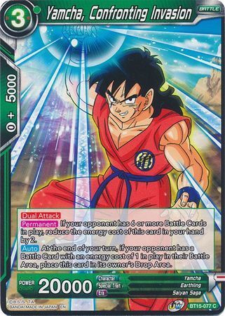 SAIYAN SHOWDOWN BT15-077 Yamcha, Confronting Invasion