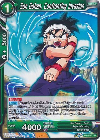 SAIYAN SHOWDOWN BT15-071 Son Gohan, Confronting Invasion
