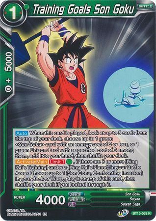 SAIYAN SHOWDOWN BT15-069 Training Goals Son Goku