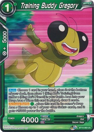 SAIYAN SHOWDOWN BT15-083 Training Buddy Gregory