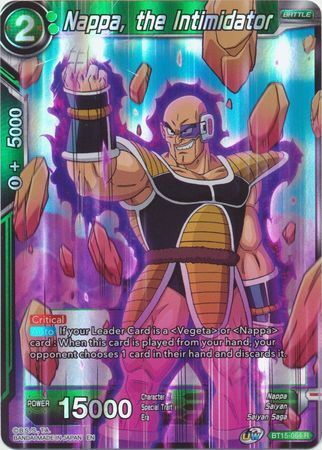 SAIYAN SHOWDOWN BT15-084 Nappa, the Intimidator Foil
