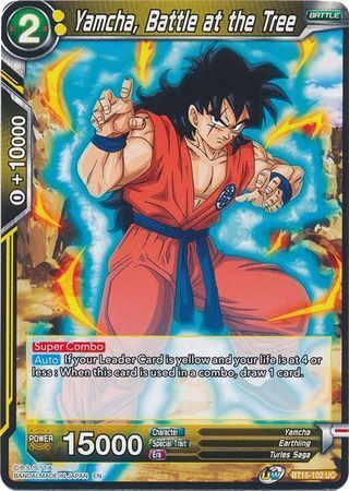 SAIYAN SHOWDOWN BT15-102 Yamcha, Battle at the Tree