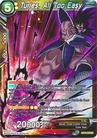 SAIYAN SHOWDOWN BT15-107 Turles, All Too Easy