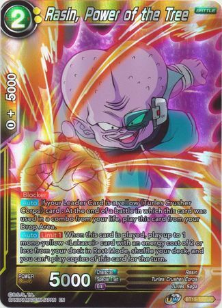 SAIYAN SHOWDOWN BT15-112 Rasin, Power of the Tree Foil