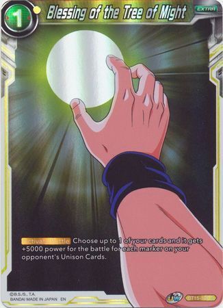 SAIYAN SHOWDOWN BT15-120 Blessing of the Tree of Might Foil