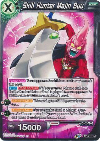 SAIYAN SHOWDOWN BT15-122 Skill Hunter Majin Buu