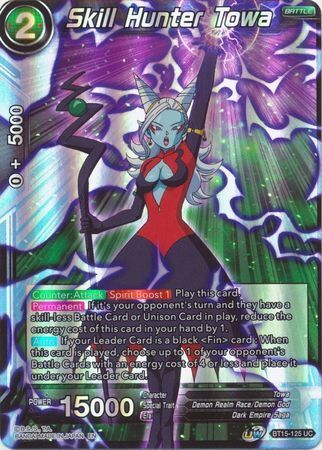 SAIYAN SHOWDOWN BT15-125 Skill Hunter Towa Foil