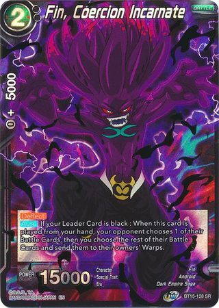 SAIYAN SHOWDOWN BT15-128 Fin, Coercion Incarnate
