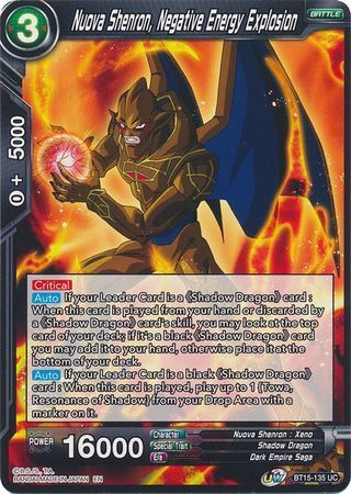 SAIYAN SHOWDOWN BT15-135 Nuova Shenron, Negative Energy Explosion