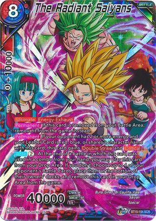 SAIYAN SHOWDOWN BT15-154 The Radiant Saiyans SCR