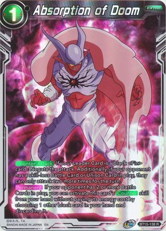 SAIYAN SHOWDOWN BT15-138 Absorption of Doom Foil