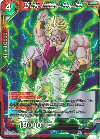 SAIYAN SHOWDOWN BT15-144 Broly, Annihilation Personified Foil